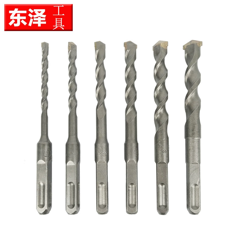 Бур для электрического перфоратора с квадратным хвостовиком, четырехзубчатый, из сплава, для бетона, сверления стен, ударного сверления стен, электрический отбойный молоток.