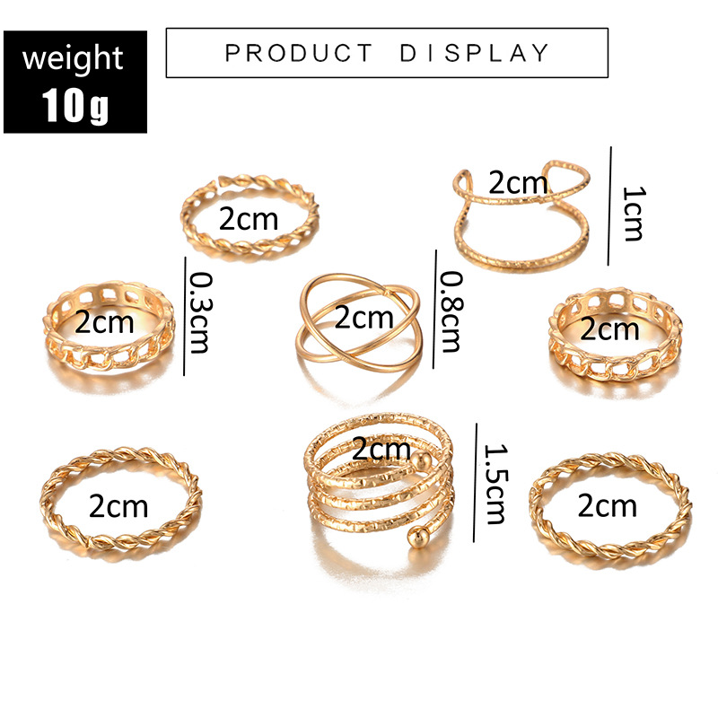 Fashion Geometric Alloy Plating display picture 1