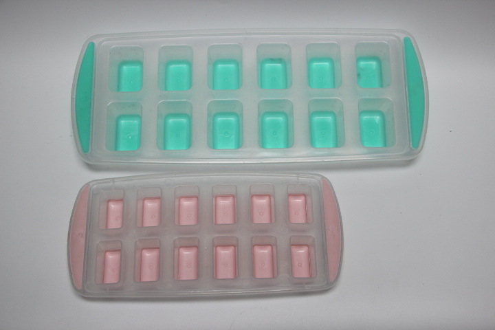 21 cuadros redondos de hielo de una sola capa de una variedad de cuadros de frutas coloridos de hielo de amor de hielo