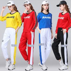 2020廣場舞服裝新款套裝曳步舞鬼步舞服裝春運動服女健身舞蹈演出