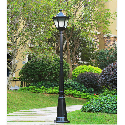 European style outdoors Single head Highway Industry Park Ma green villa Residential landscape waterproof 3 meters High pole lamp