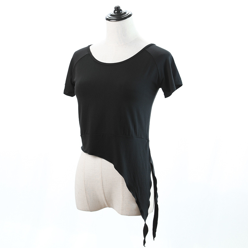 Ropa de baile ropa de práctica tops de mujer primavera y verano de manga corta modal danza clásica cuerpo danza moderna pantalones de pierna ancha traje