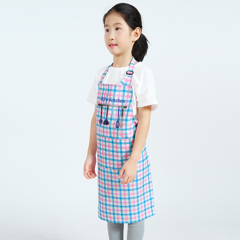 Bopa antiincrustante para niños Delantal de manga larga logotipo personalizado pintura de Arte de jardín de infantes personalizada Impresión de ropa de pintura para niños