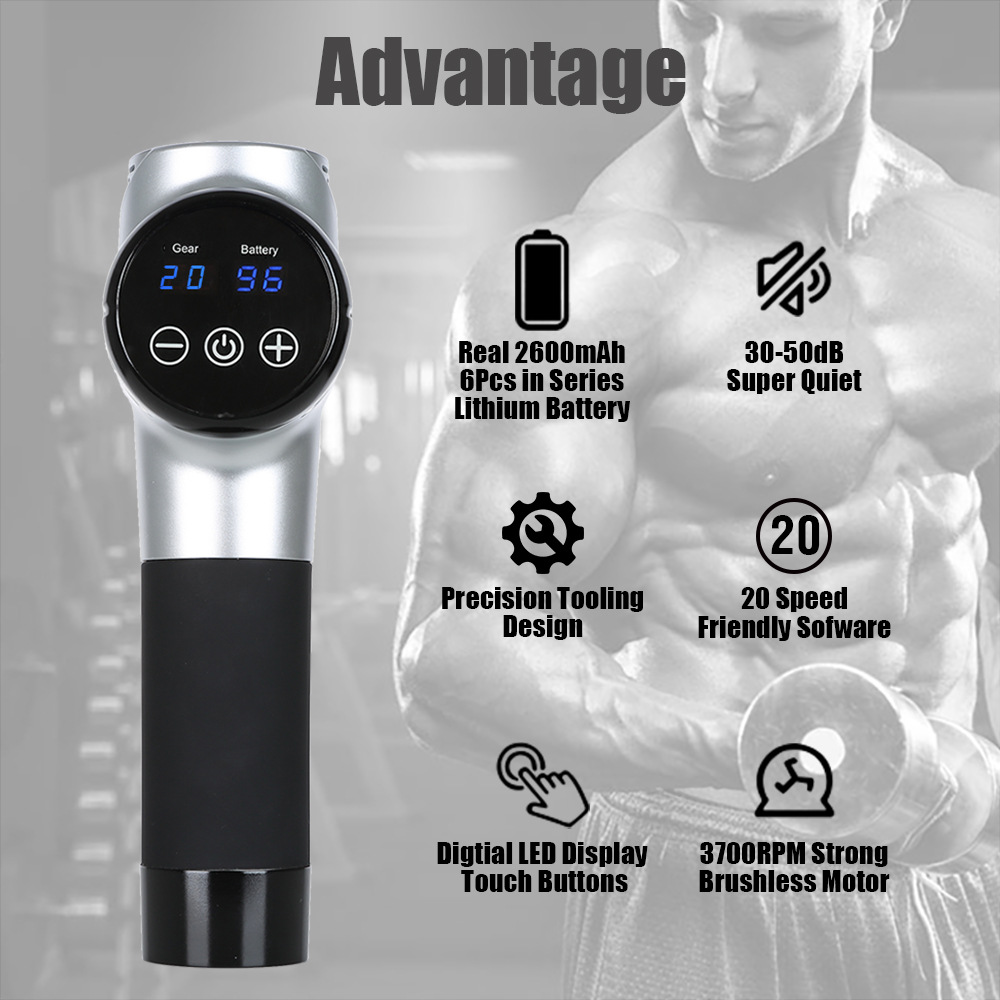 筋膜枪肌肉放松器按摩枪跨境电动按摩仪器理疗仪深圳源头工厂