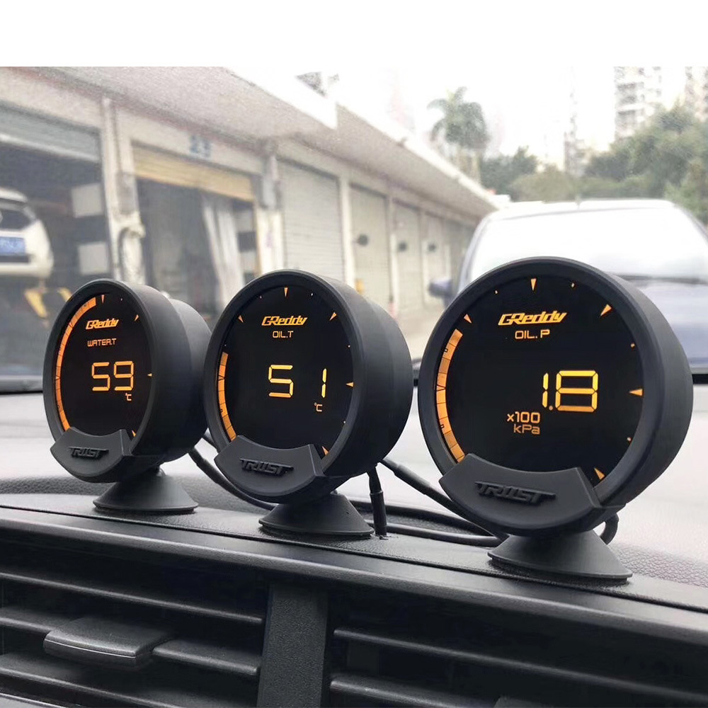 Sirius grydy car modification instrument multifunction LCD display water temperature RPM turbocharger racing clock