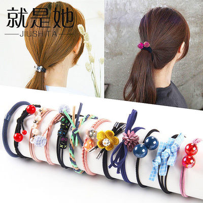ins头绳女网红橡皮筋扎头发圈2021年新款发绳韩国头饰品|ms