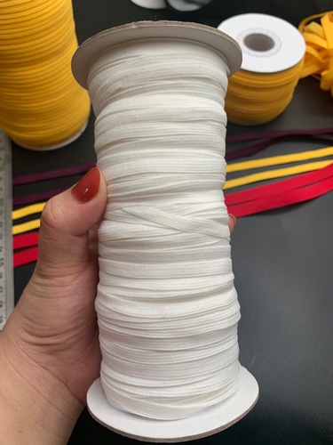 6mm flat solid elastic band underwear belt N95 belt outlet disposable can be ordered to be dyed in various colors