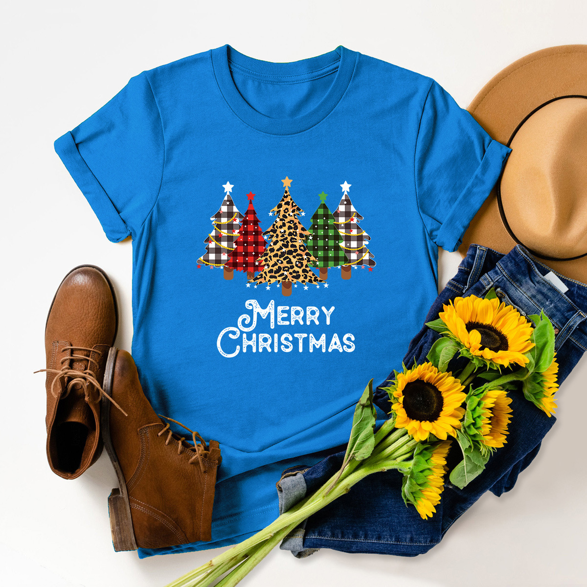  Christmas tree short-sleeved t-shirt NSSN11932