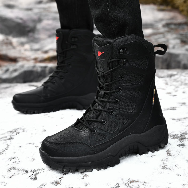 2020 new high-top military boots men's a...