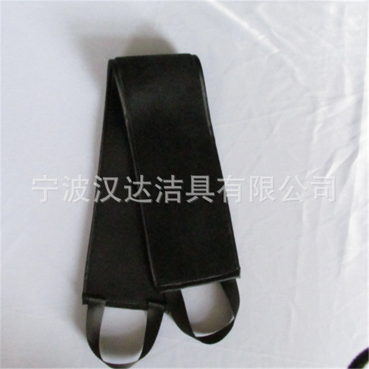 Flocado belleza negro recubierto de aceite de nuevo tira de toalla de baño ahorro de mano de obra conveniente belleza de nuevo recubierto de aceite guantes de baño