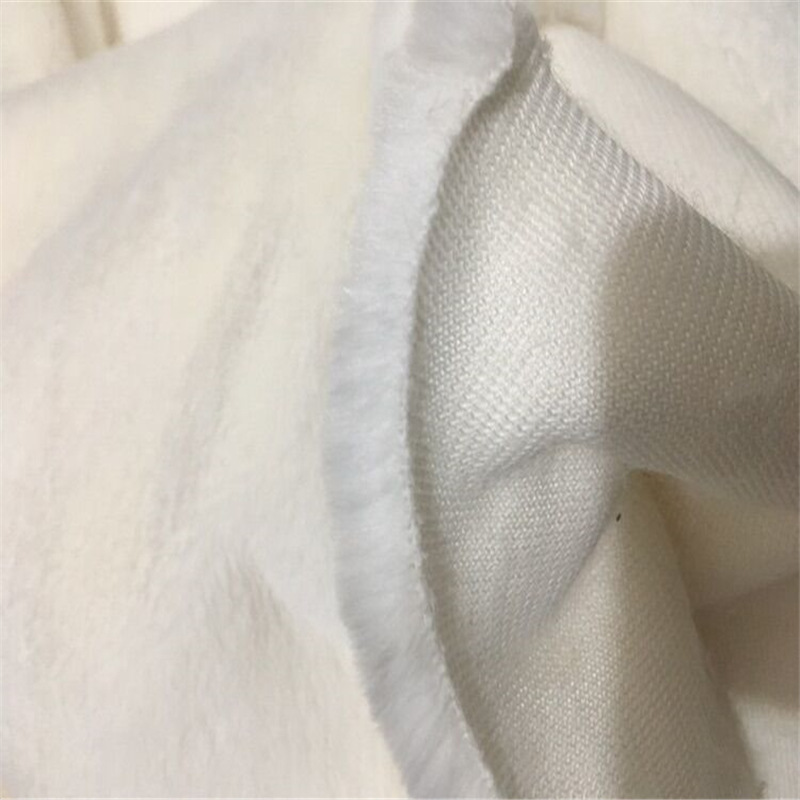 Inventario al por mayor piel de conejo imitación chaleco tela de ropa bola de piel tela de conejo 10mm piel de conejo imitación