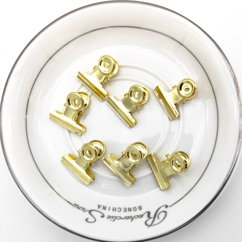 small-round-metal-clip-22mm-ticket-holder-boxed-stationery-clip-iron-office-culture-long-tail-clip-binding