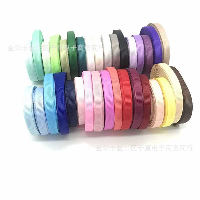 约100码 三顶织带三鼎丝带DIY发饰品材料配件6mm螺纹带双面彩带