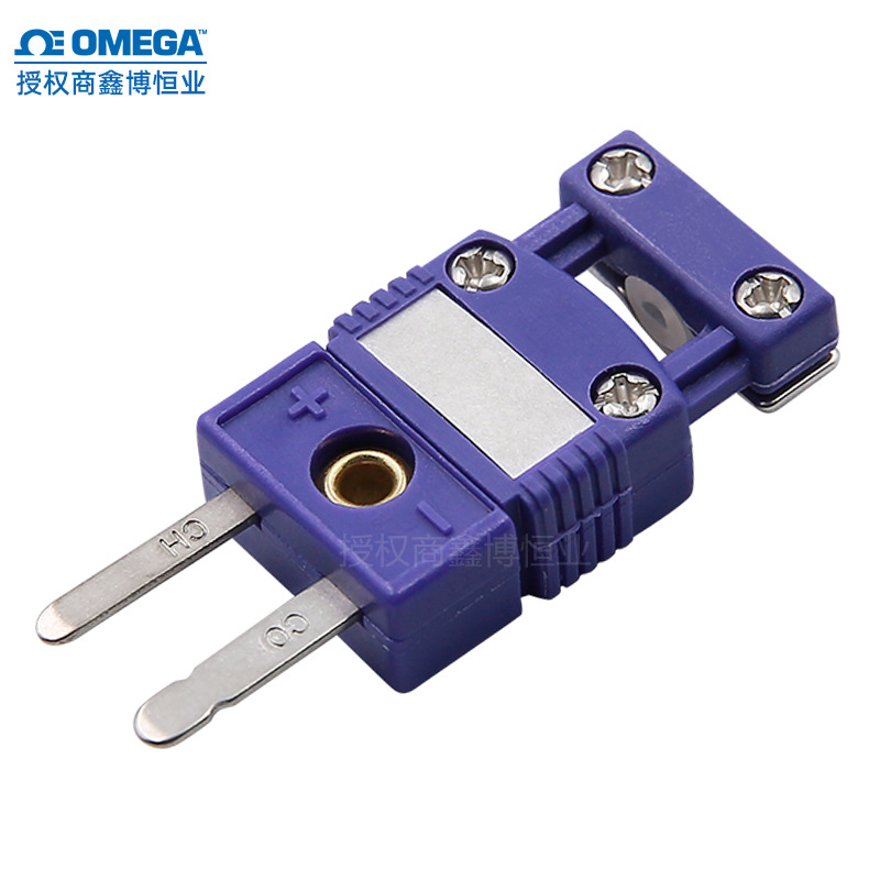 奥米佳热电偶带线夹插头SMPW-CC-E-M感温线公母插E型接线端子