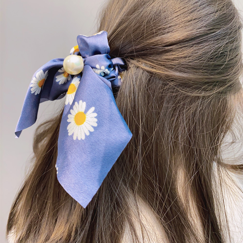 Chiffon Bow Hair Scrunchies display picture 23