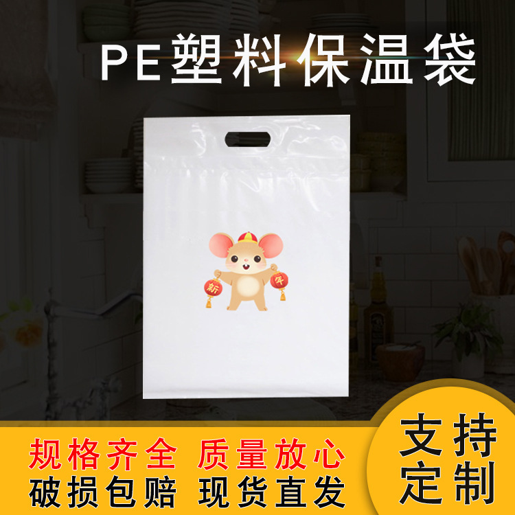 PE塑料保温袋冻品袋 冰激凌 彩印拿样冰包生鲜 果蔬 海鲜防水