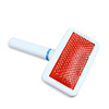 Factory selling white plastic handle pets combing economy pet combing small combed combing pet beauty