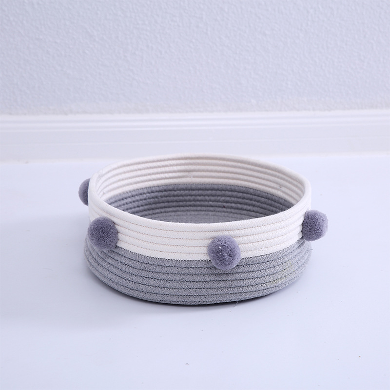 Fábrica al por mayor popular en línea Celebrity Four Seasons nido de gato universal resistente a los arañazos cuerda de algodón resistente a los mordiscos tejida nido de gato Cama de Gato