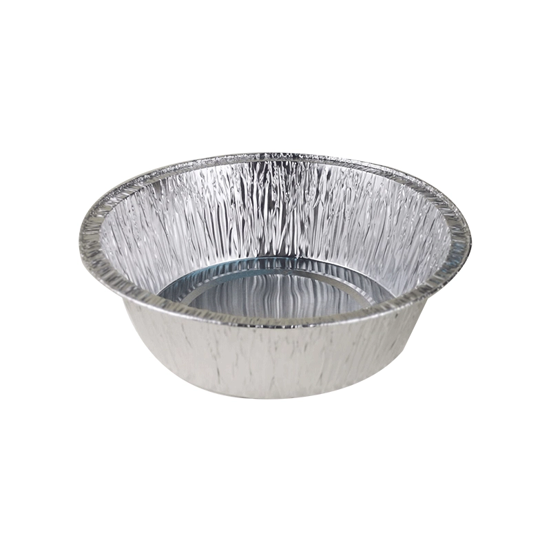 1387 одноразовая 6,5-дюймовая круглая форма для выпечки из алюминиевой фольги одноразовая форма для выпечки из оловянной фольги