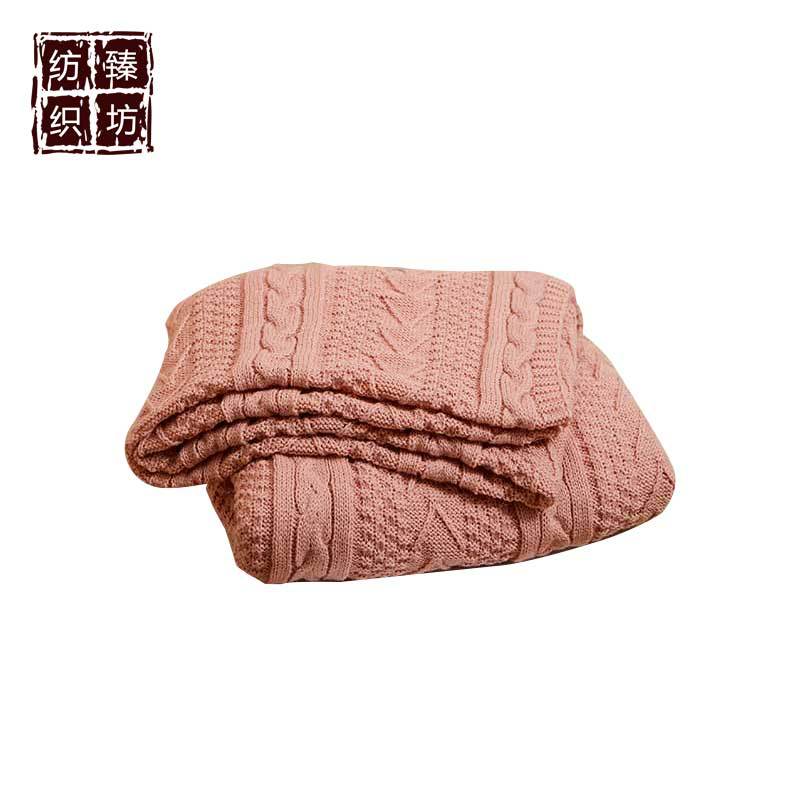 北欧公主风单层针织盖毯 卧室沙发空调毯 午休休闲毯 拍照道具
