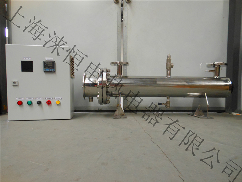 上海源泛 成套管道式加热器 水管管道式加热器 循环水加热器