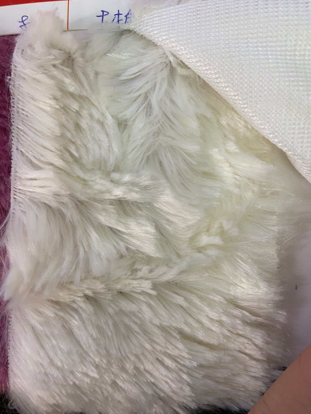 De alto peso 15 de lana semi-ligero elegante terciopelo suave de la felpa de la tela del juguete de textiles para el hogar alfombra de tela de la ropa super suave