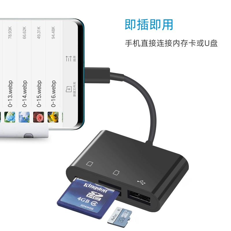 Микро OTG кардридер для Android, многофункциональный считыватель карт TF/SD