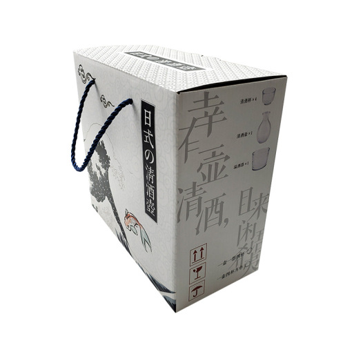 Factory direct sales creative Japanese style transparent sake jug set wine warmer hot wine jug household glass wine jug on behalf of