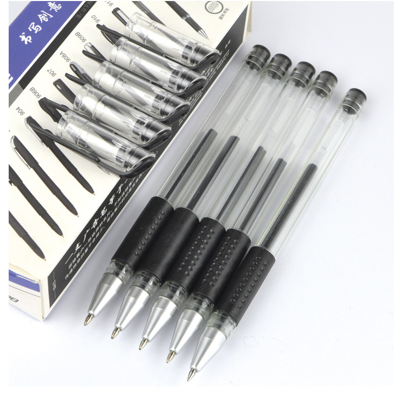 欧标中性笔厂家批发水性办公文具用品商务签字笔 0.5mm黑色中性笔
