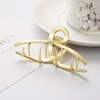 Crab pin, metal hairgrip from pearl, universal hair accessory, simple and elegant design