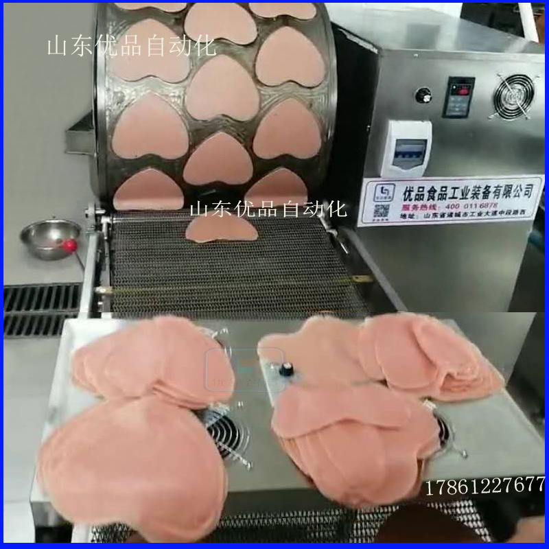 广州办事处 6寸8寸可定制榴莲千层蛋皮机方形春卷皮机 心形蛋皮机|ms