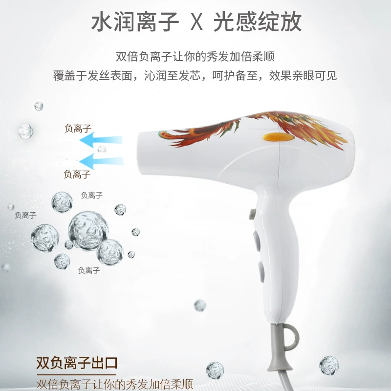 Qinglong Phoenix Longteng фен, высокомощный горячий и холодный поток, не повреждает волосы, для парикмахерской и стилиста, профессиональный