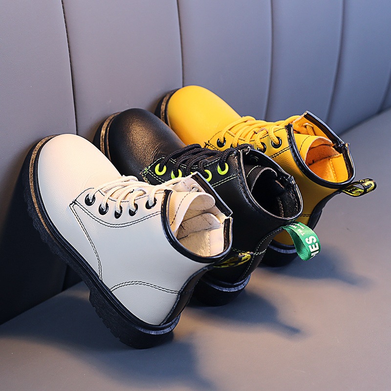 兒童馬丁靴2020秋冬季新款韓版男童女童英倫風潮加絨加厚二棉皮靴