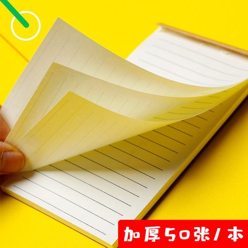 Tearable note pad, small notebook, portable daily planner, carrying task list, pocket notepad