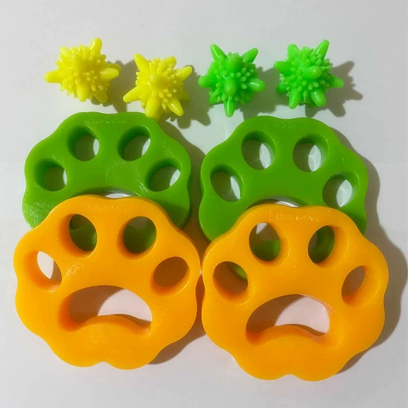 Cross -border explosion laundry ball+ sticky cushion cleaning clothes hair pet sticky hair removal water rinse