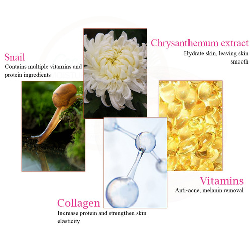 Cross-border peimei collagen snail gel mild hydrating brightening gel wholesale Snail body gel