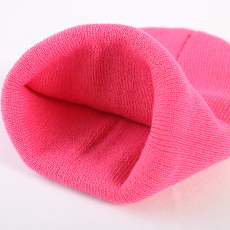 Unisex Basic Solid Color Eaveless Wool Cap display picture 6