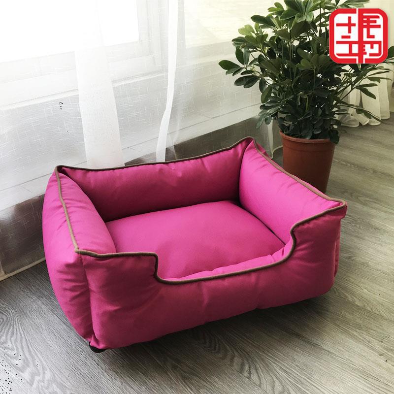 全可拆洗牛津布狗窝 春夏季耐咬底部防水泰迪床 小号猫窝小型犬窝