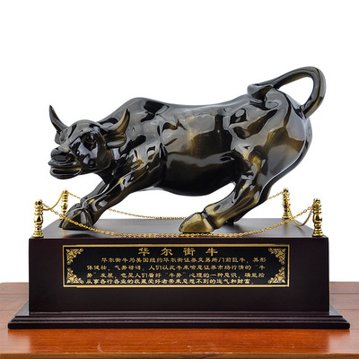 Manufactor Direct selling Lucky Wall Street Bull Home Furnishing ornament Decoration Arts and Crafts One piece On behalf of