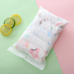 Three Pack Five Pack Cartoon Bubble Cotton Children's Towel Facial Tissue Absorbent Soft Comfortable Handkerchief Square Cloth 