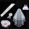 European and American HenParty Single Party Bride to Be Bide Bridal Decoration 4 -piece Set