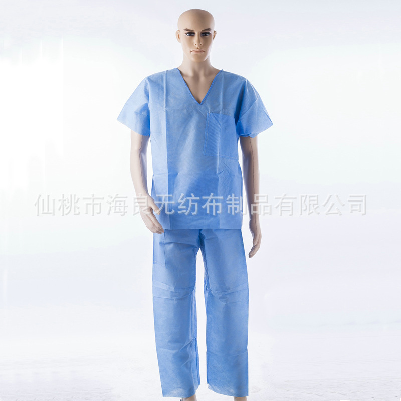 Disposable waterproof breathable set non-woven cloth