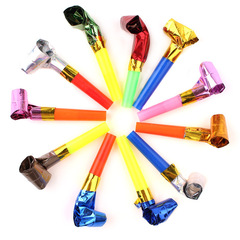 Children's Trumpet Dragon-Head Whistle Cheerleading Party Gathering Long-Nose Whistle Cheer-Promoting Toy Whistle Wholesale