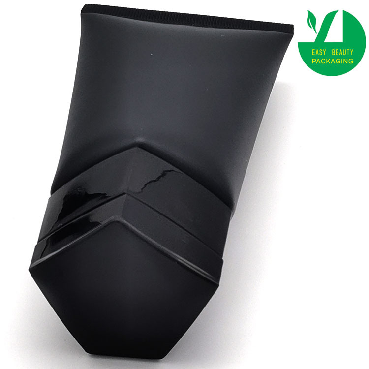 Black Plastic Empty Face Cosmetic Cream Tube for Skin Care