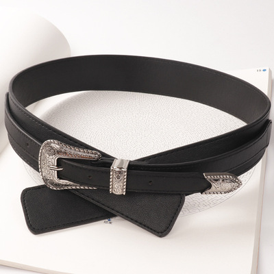 goods in stock Europe and America Retro belt Windbreaker coat Versatile decorate Belt Dress Simplicity Girdle