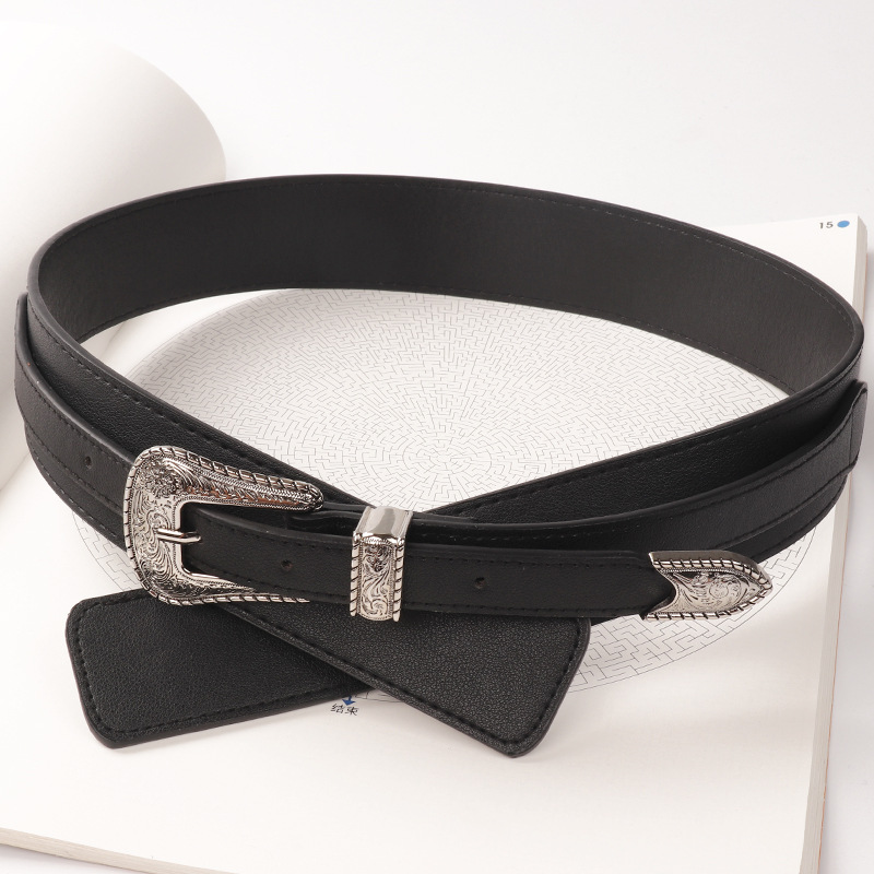 goods in stock Europe and America Retro belt Windbreaker coat Versatile decorate Belt Dress Simplicity Girdle