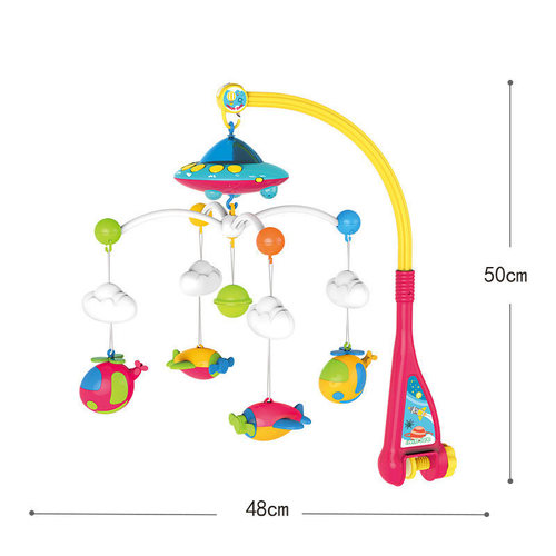 Baby toys music 2 months rotating baby toys newborn bed bell rattle 0-1 years old educational exquisite gift box