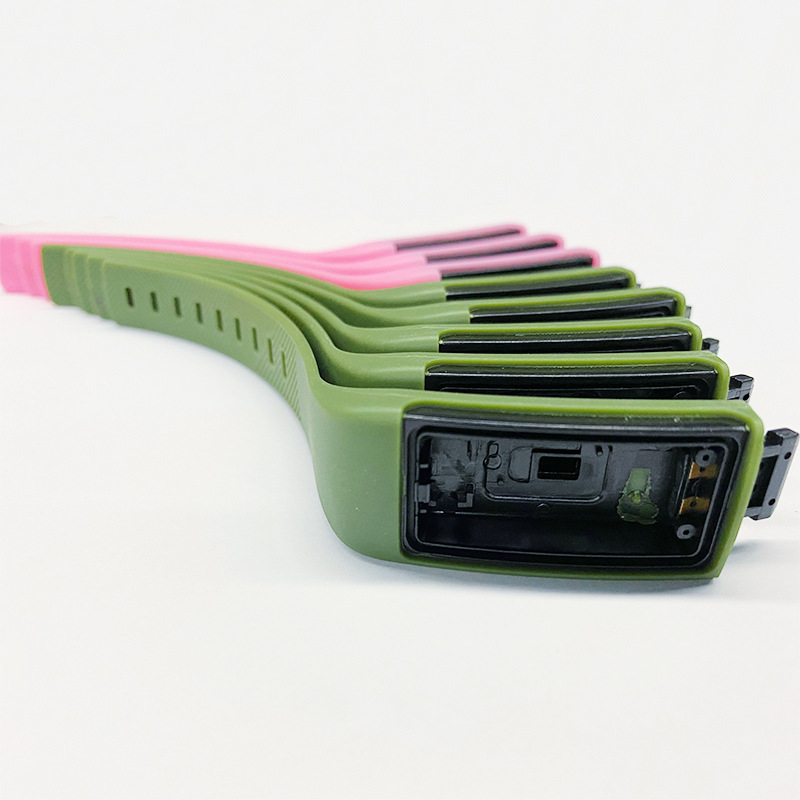 星迈工厂批发DIY个性化XS10智能手环腕带配件套料批发TPU一体表带