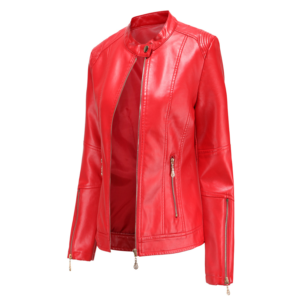 Veste cuir femme en PU - Ref 3447592 Image 8