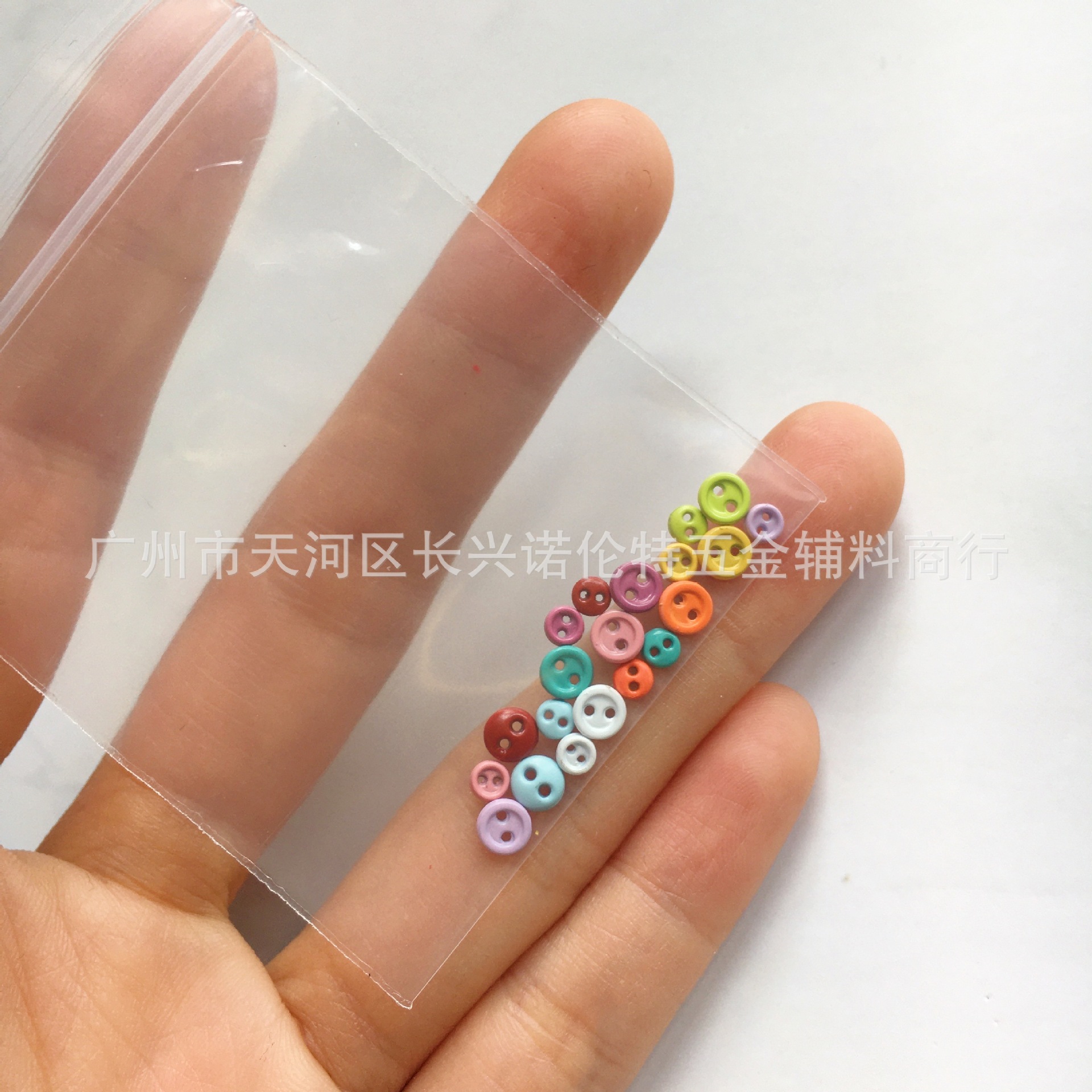 3mm4mm5mm pequeño mini muñeca botones bjd muñeca ropa botones de metal de aleación de dos ojos botones de color